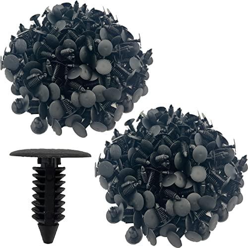 JSNOOKN Car Plastic Bumper Clips 8mm Hole Auto Body Parts Door Panel Trim Boot Rivets Fasteners