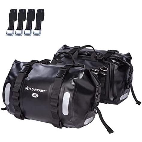 WILD HEART 防水 バッグ オートバイ サドルバッグ 40 L （20L*2