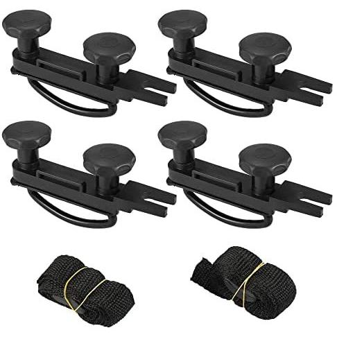 完成品 X AUTOHAUX 4 PCS Universal Roof Box U Bolt Clamps Rooftop