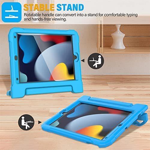 第1位獲得 子供用 第9 第8 第7世代ケース Ipad Suplik スクリーンプロテクター付き ケース 21 19 10 2インチ Ipad アンドロイドタブレットケース