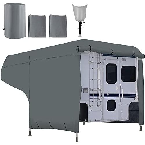 VEVOR RVカバー、10'12'トラベルトレーラーRVカバー、防風RV＆トレーラーカバー、極厚4層耐久キャンピングカーカバー、防水Ri