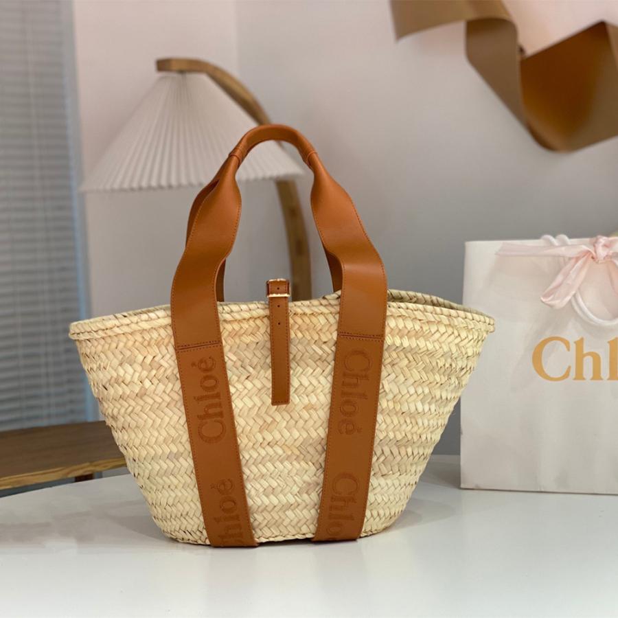 最安値に挑戦中」大人気!【Chloe】クロエ かごバック SENSE ミディアム  