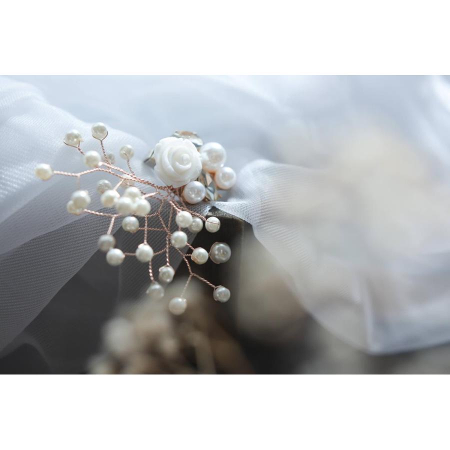 ふんわりかすみ草ブローチb107　パールコサージュ　入学式　卒業式　シンプルで上品に　送料無料 GRACE YOKO　ハンドメイドによる「たったひとつの輝き」 |  | 03