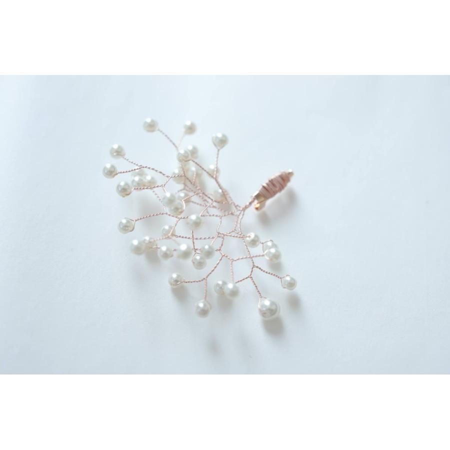 ふんわりかすみ草ブローチb108　パールコサージュ　入学式卒業式 冠婚葬祭　シンプルで上品 GRACE YOKO　ハンドメイドによる「たったひとつの輝き」 |  | 01