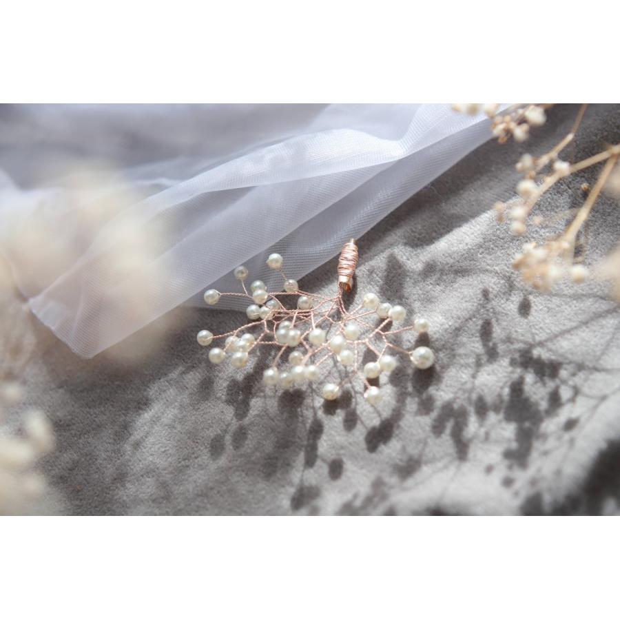 ふんわりかすみ草ブローチb108　パールコサージュ　入学式卒業式 冠婚葬祭　シンプルで上品 GRACE YOKO　ハンドメイドによる「たったひとつの輝き」 |  | 02