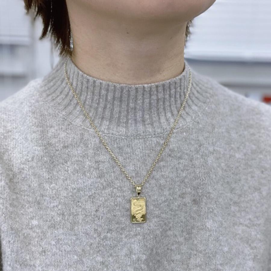 K24 ドラゴン 5.75g 龍 インゴットペンダント : SWAA企画 - 通販