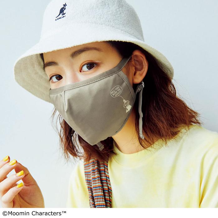 mini ミニ 2021年 7月号【雑誌 付録】ムーミン 接触冷感マスク2枚