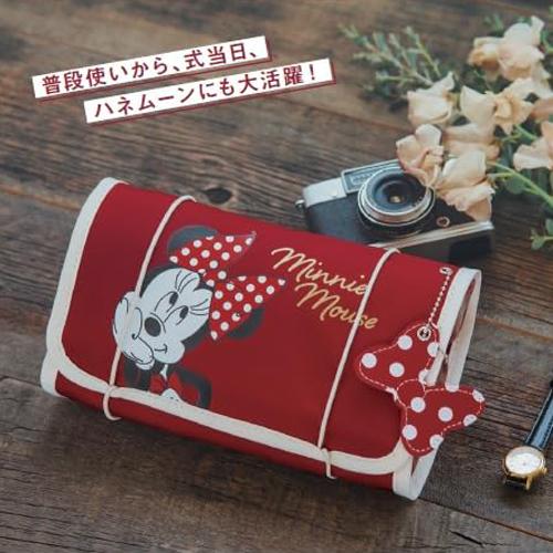 【新品】THE GINZA 7点セット ポーチ付 約2.5万円相当 RECRUIT 送料無料 ミニーマウス 優秀すぎる 折りたたみトラベルポーチ