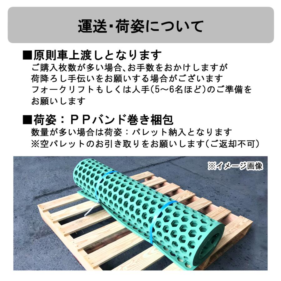ゴムマット 滑り止め 駐車場 芝生 保護 厚 12mm グラスマットGN 
