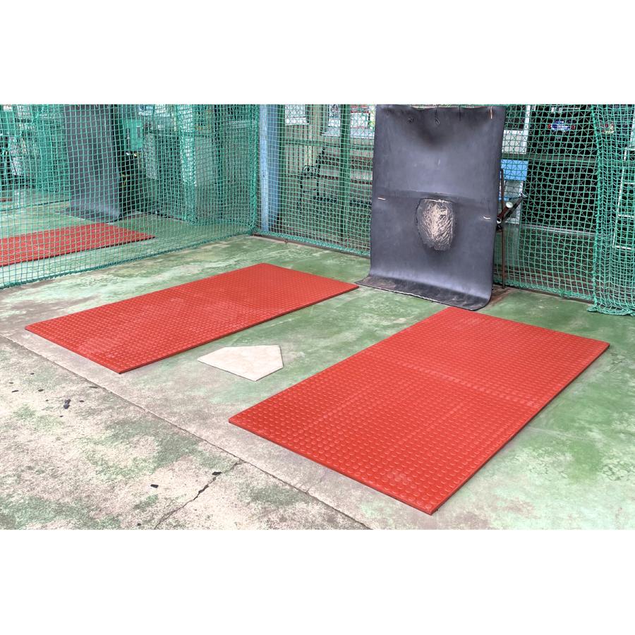 ゴムマット 耐スパイク性 ダッグアウト 練習場 厚 18mm スパイク