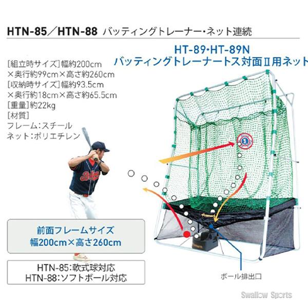 セール 30%OFF 野球ネット プロマーク バッティングトレーナー HT-89用 野球 ネット 連続 軟式 自主の画像