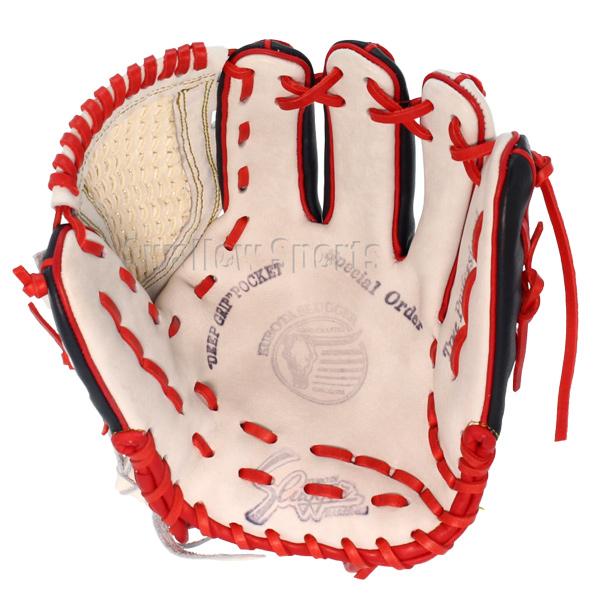 野球 軟式グローブ 軟式 グローブ  久保田スラッガー 限定 スワロー限定 オーダー 内野手用 グラブ セカンド ショート サード ピッチャー用 KSN-MS-1-BWSW オー_2