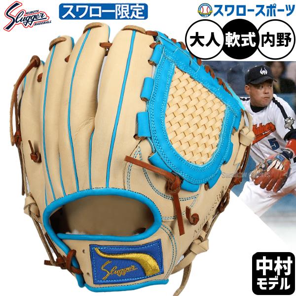 ナ*オ様 スラッガー 硬式グローブKSG BU-5 久保田スラッガー（KUBOTA SLUGGER） 野球 スワロー限定 オーダー 軟式