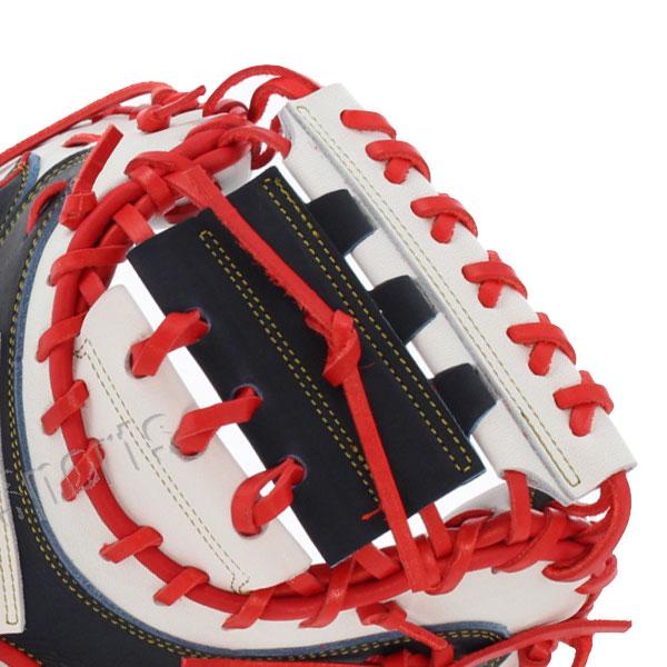 久保田スラッガー キャッチャーミット 軟式用 野球 オーダー 刺繍 黒 赤 美品 久保田スラッガー 野球 軟式 ミット スワロー限定 オーダー