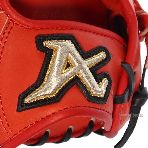 Tokukai アトムズ 硬式野球用レザーグローブ 青とオレンジ