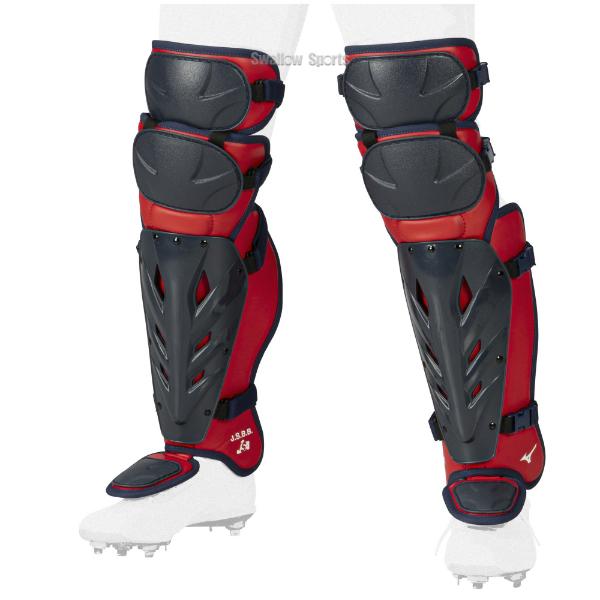 【中古】Mizno Pro　JSA　キャッチャーレガース MIZUNO（ミズノ） 野球 キャッチャー防具 捕手用 防具 軟式 ゴム