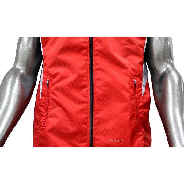 久保田スラッガー フード付きジャケット レッド 久保田スラッガー（KUBOTA SLUGGER） 野球 防寒着 ウェア アウター