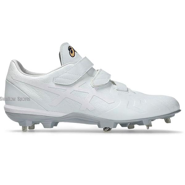 ゴールドステージ 野球 スパイク アシックス 金具 白 マジックテープ