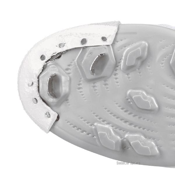ASICS（アシックス） 野球 スパイク 白 マジックテープ 金具 ネオ