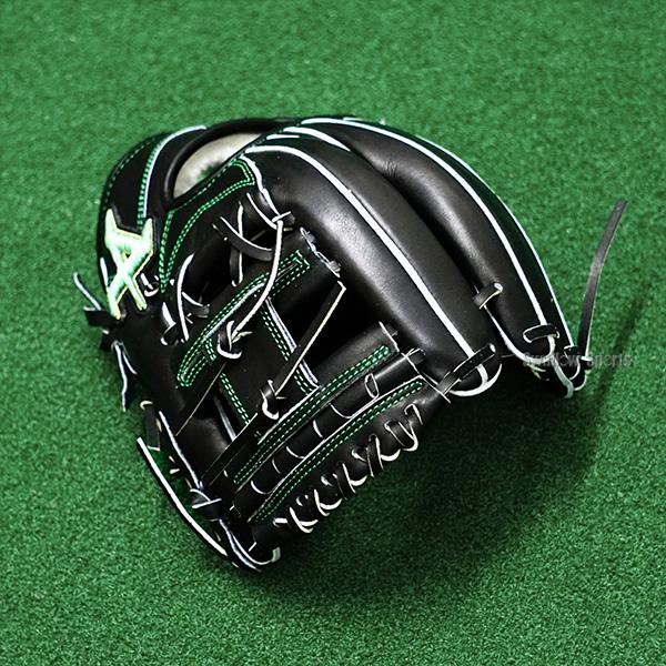 野球 アトムズ 066型 ネオプロフェッショナルライン 硬式グローブ グラブ 硬式用 高校野球対応 内野手用 限定 大人用 一般用 AKG-NE066B ATOMS 野球用品スワローの画像