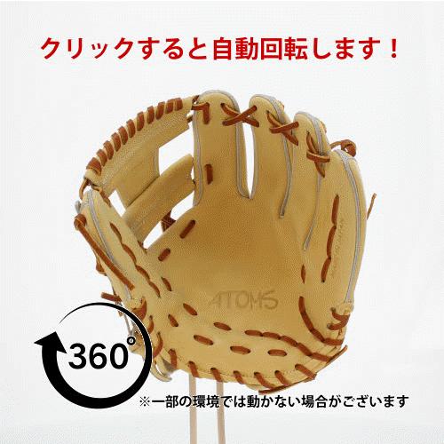 値下げ　特価　アトムズ　プロモデルライン　硬式用　内野手用　牧モデル　066型 野球 アトムズ 硬式グローブ 牧モデル プロモデル 選手モデル 内