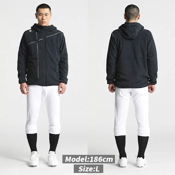 DESCENTE（デサント） 野球 フリース フルジップ 防寒 防寒着 ウェア
