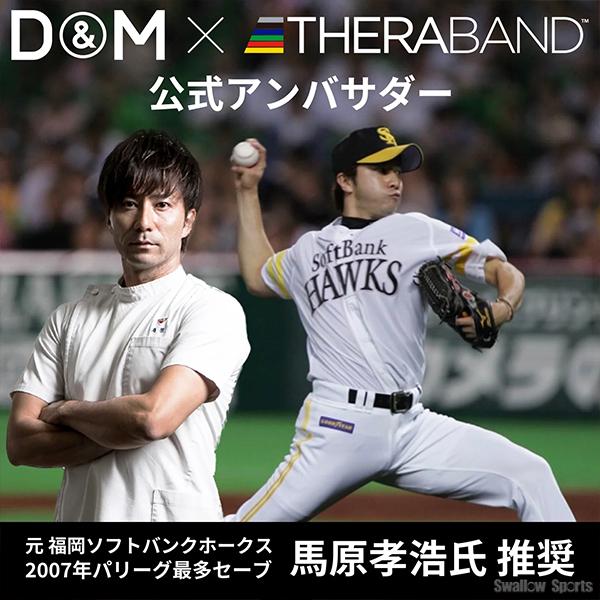 D&M 野球 D＆M THERABAND セラバンド ブリスターパック 2m 強度レベル+ 