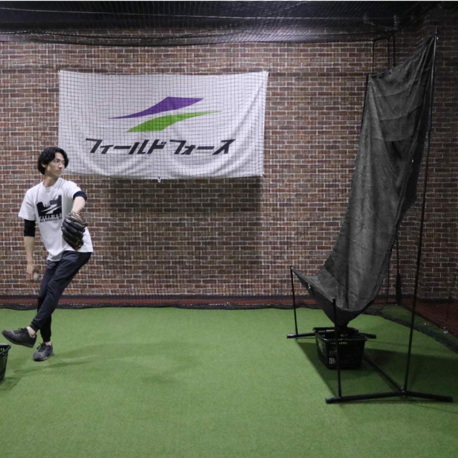 野球 フィールドフォース オートリターンネット トレーニング FTM-242ARB Fieldforce 野球用品スワロースポーツの画像