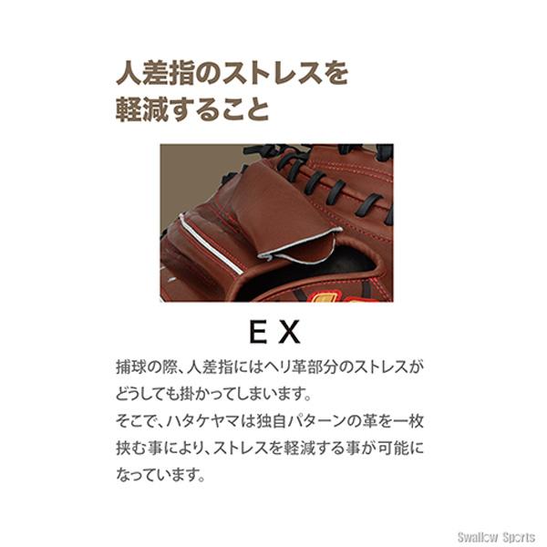 野球 ハタケヤマ 硬式 キャッチャーミット 一般 キャッチャー 捕手用 PBW-M02eb HATAKEYAMA 右投用 野球部 高校野球 硬式用 硬式野球 野球用品 スワロースポーツの画像