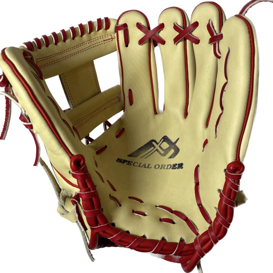 野球グローブ 野球 MAXGLOVE 早川グローブ 軟式グローブ グラブ 内野手