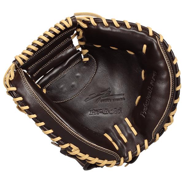 己極 野球 ハイゴールド 軟式キャッチャーミット SRダークブラウン