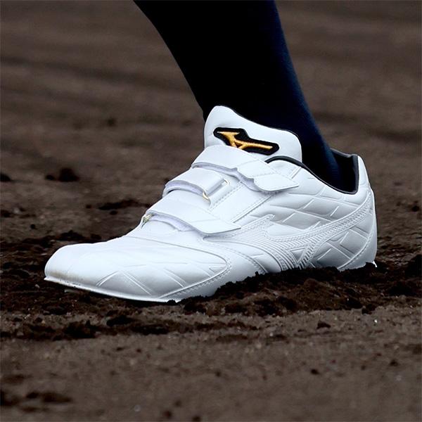 MIZUNO（ミズノ） 野球 ミズノプロ ライトレボ スパイク 白スパイク