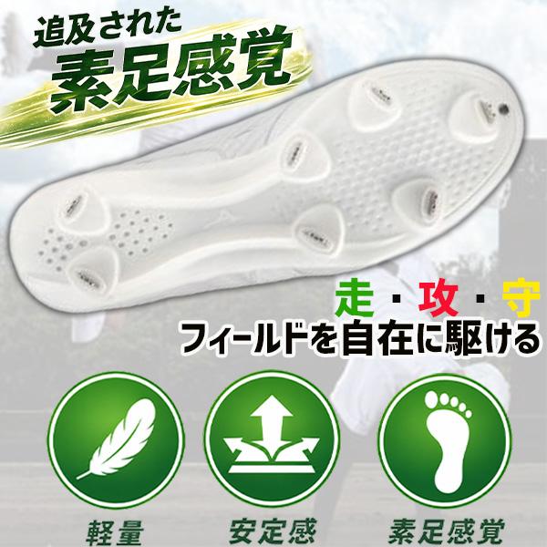MIZUNO（ミズノ） 野球 ミズノプロ ライトレボ スパイク 白スパイク