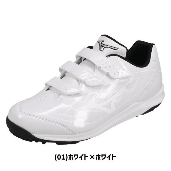 MIZUNO トレーニングシューズ ホワイト ベルクロ値下げ可 MIZUNO（ミズノ） 野球 トレーニングシューズ アップシューズ