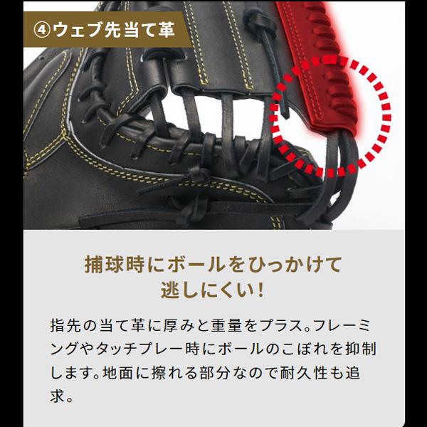 新品 ミズノプロ 硬式用キャッチャーミット ブラック 1AJCH34000 MIZUNO（ミズノ） 野球 ミズノプロ 硬式ミット キャッチャーミット 號
