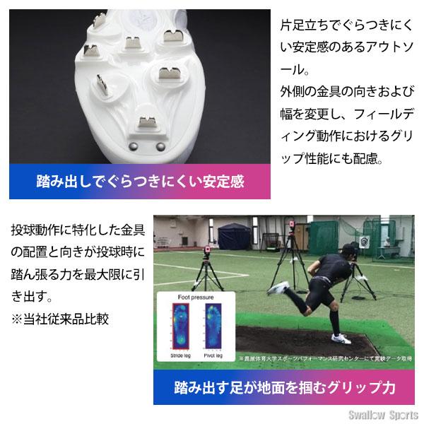 MIZUNO（ミズノ） 野球 ミズノプロ スパイク スピードレボ 限定 白