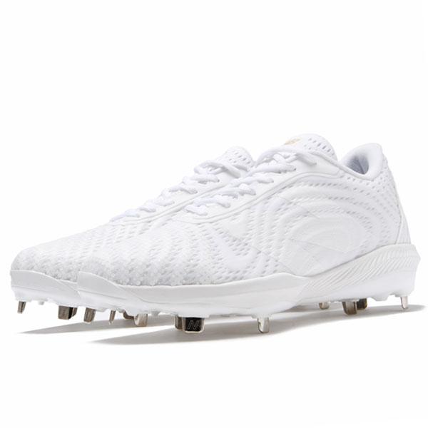 New Balance - ニューバランス 野球 スパイク ピンク ホワイト 白 金具 23㎝ ローカット ニューバランス 野球 スパイク ピンク ホワイト 白 金具 23