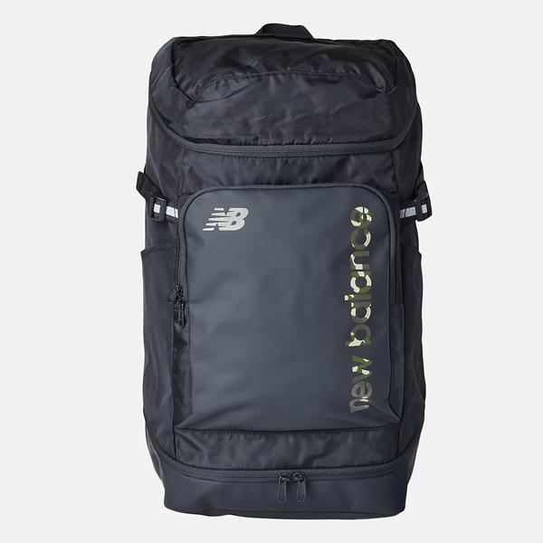 大容量40L【ニューバランス】トップローディングバックパック黒 撥水 リュック New Balance（ニューバランス） 野球 バッグ トップローディング