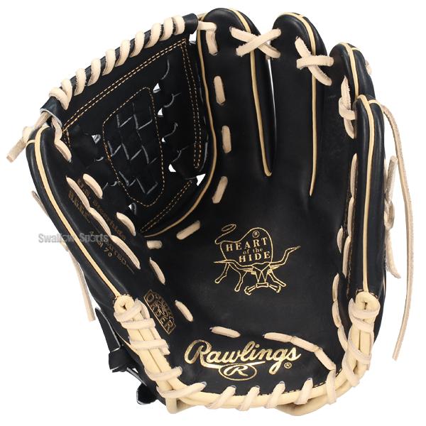 Rawlings 軟式グローブ 黒 右手用投手週末値下げ