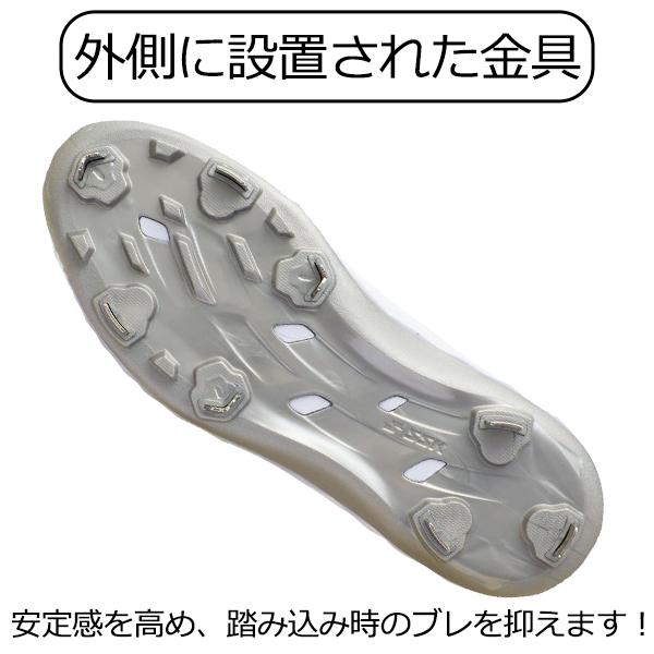 エスエスケイ（SSK） 【塗りPのみ可】野球 スパイク 金具 白スパイク