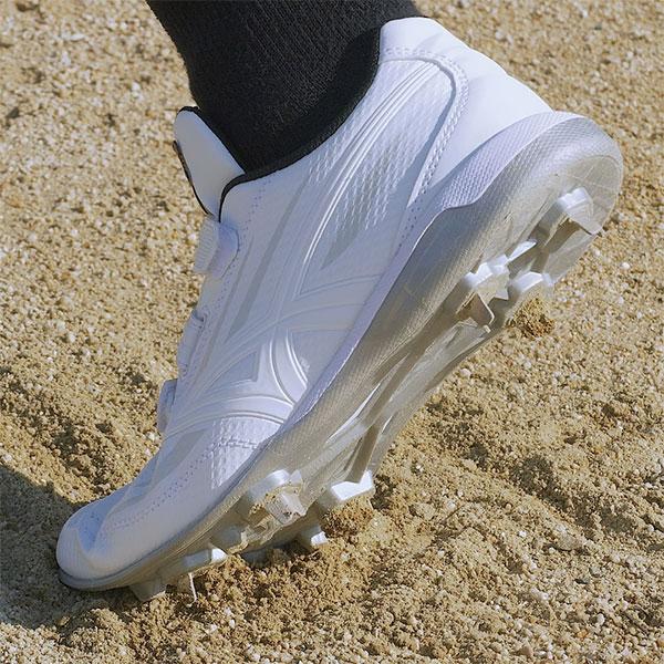 SSK ホワイト スパイクシューズ　SSF3010LW(1010) SSK(エスエスケイ) プロエッジ RU-LWF 野球 金具スパイク 白