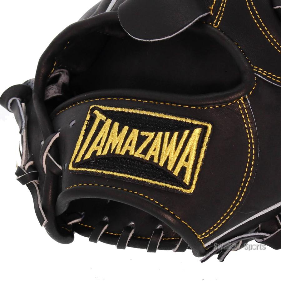 TAMAZAWA 軟式グローブ 黒 編み込みデザイン TAMAZAWA 軟式グローブ 黒 編み込みデザイン