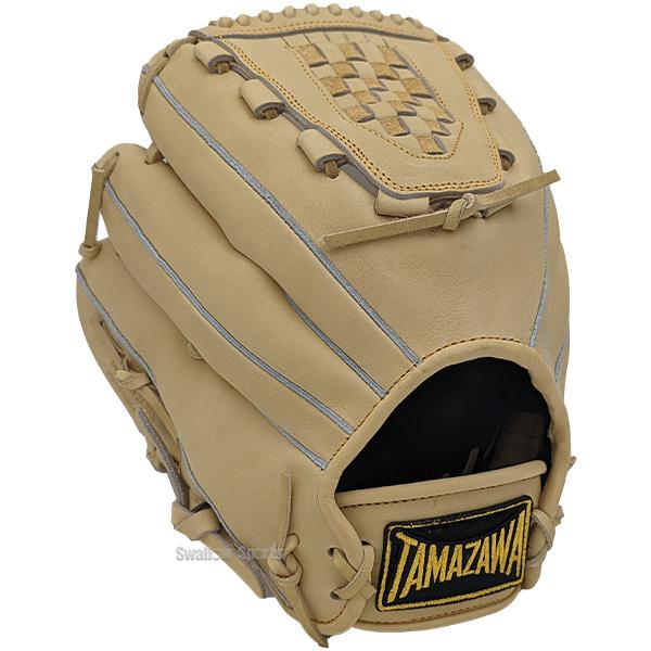 玉澤 緑と白の野球グローブ タマザワ 野球 玉澤 軟式グローブ グラブ ピッチャー 投手用 両