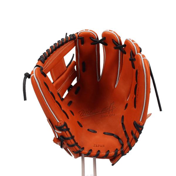 J*7様 Wilson 硬式用グローブ オレンジ×ブラック Wilson（ウイルソン） 野球 ウィルソン 硬式グローブ グラブ 硬式用