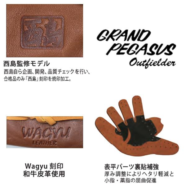 ワールドペガサス（WORLD PEGASUS） 野球 硬式グローブ 外野 大人 一般