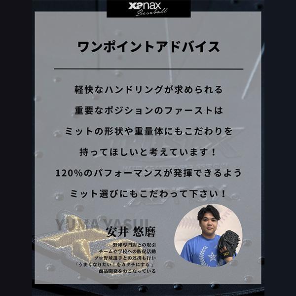 野球 ザナックス 硬式ミット 硬式用 ミット ファーストミット 右投 左投 FL1型 TRUSTX トラストエックスシリーズ BHF25FL1X Xanax 野球用品 スワロースポーツの画像