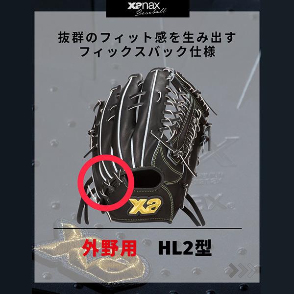 ザナックス 野球 硬式グラブ グローブ 硬式グローブ 高校野球対応 外