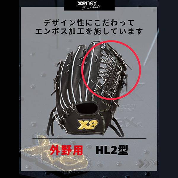 ザナックス 野球 硬式グラブ グローブ 硬式グローブ 高校野球対応 外