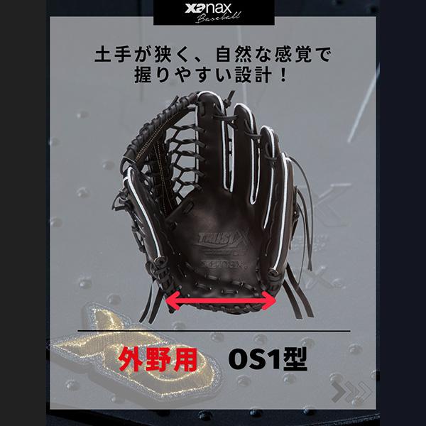 ザナックス 野球 硬式 グローブ グラブ トラストエックス 外野手用 右