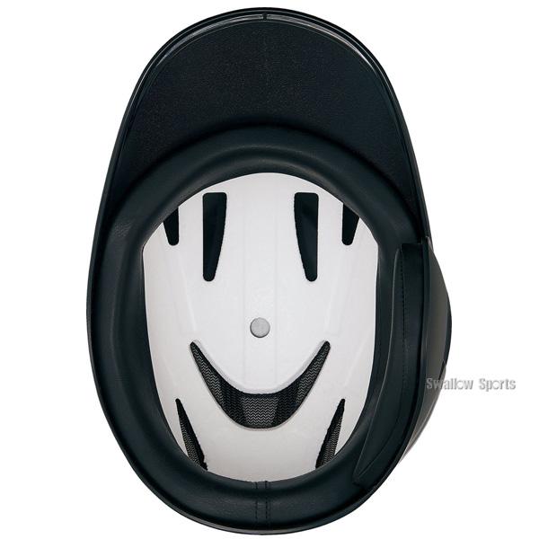 ゼット 野球 ヘルメット 片耳 軟式 右打者 左打者 一般 黒 紺